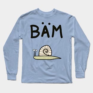 BÄM, tshirt motif with snail Long Sleeve T-Shirt